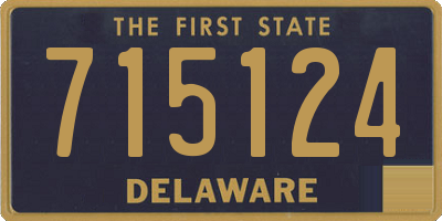 DE license plate 715124