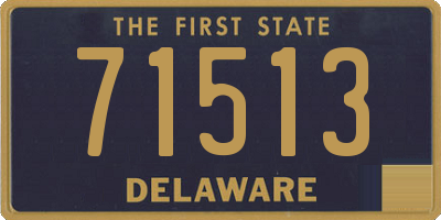 DE license plate 71513