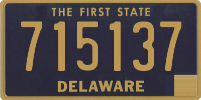 DE license plate 715137