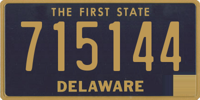 DE license plate 715144