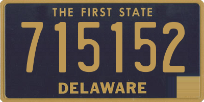 DE license plate 715152