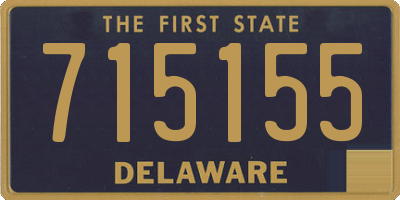 DE license plate 715155