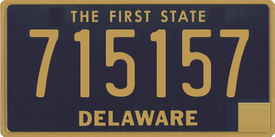 DE license plate 715157