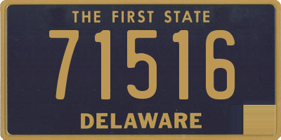 DE license plate 71516