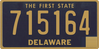 DE license plate 715164