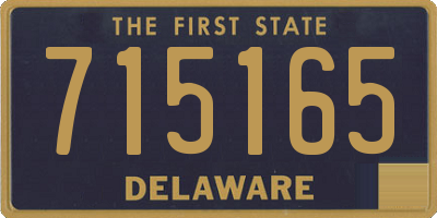 DE license plate 715165