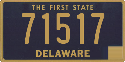 DE license plate 71517