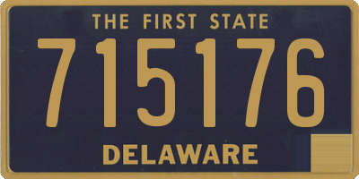 DE license plate 715176
