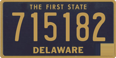 DE license plate 715182