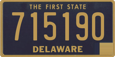 DE license plate 715190