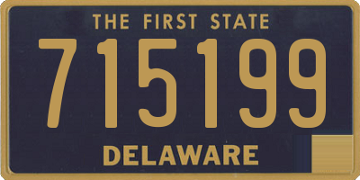DE license plate 715199