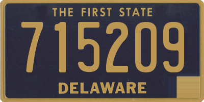 DE license plate 715209