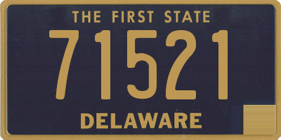DE license plate 71521