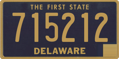DE license plate 715212