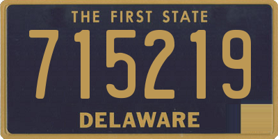 DE license plate 715219