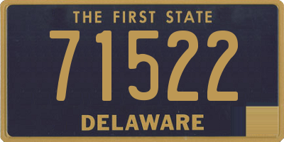 DE license plate 71522