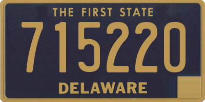 DE license plate 715220
