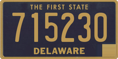 DE license plate 715230