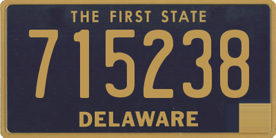 DE license plate 715238