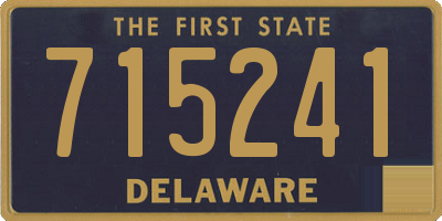 DE license plate 715241