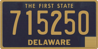 DE license plate 715250