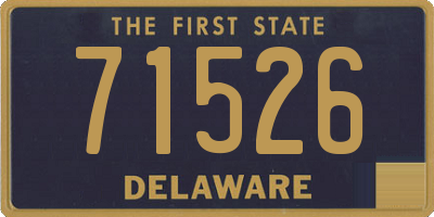 DE license plate 71526