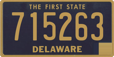 DE license plate 715263