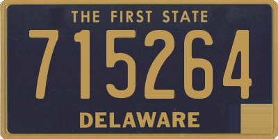 DE license plate 715264