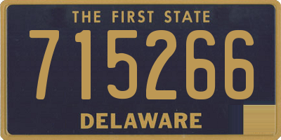 DE license plate 715266