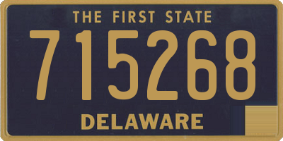 DE license plate 715268