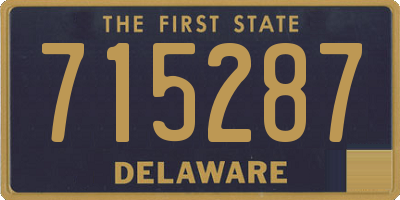 DE license plate 715287