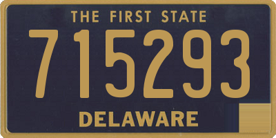 DE license plate 715293