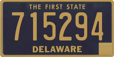 DE license plate 715294