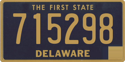 DE license plate 715298