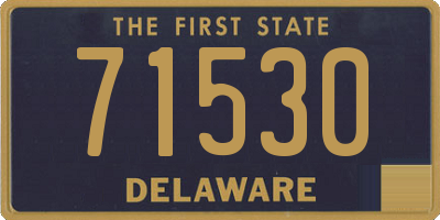 DE license plate 71530