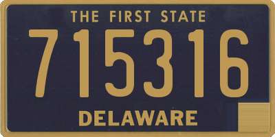 DE license plate 715316