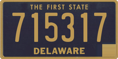 DE license plate 715317