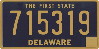 DE license plate 715319