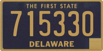 DE license plate 715330