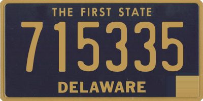 DE license plate 715335