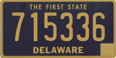 DE license plate 715336