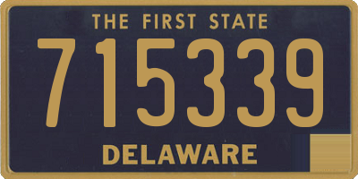 DE license plate 715339