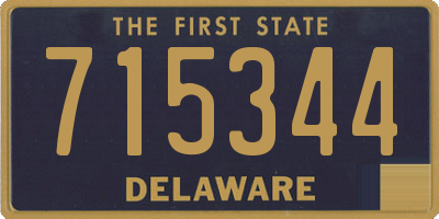 DE license plate 715344