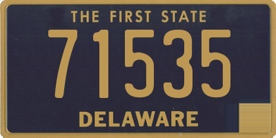 DE license plate 71535