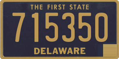 DE license plate 715350