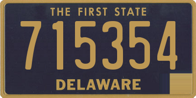 DE license plate 715354