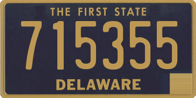 DE license plate 715355