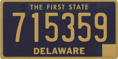 DE license plate 715359
