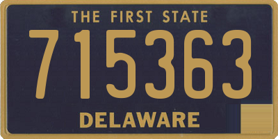 DE license plate 715363