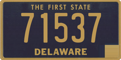 DE license plate 71537